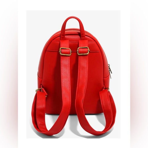 Loungefly Disney Mickey Mouse Diagonal Pocket Mini Backpack - Picture 3 of 4